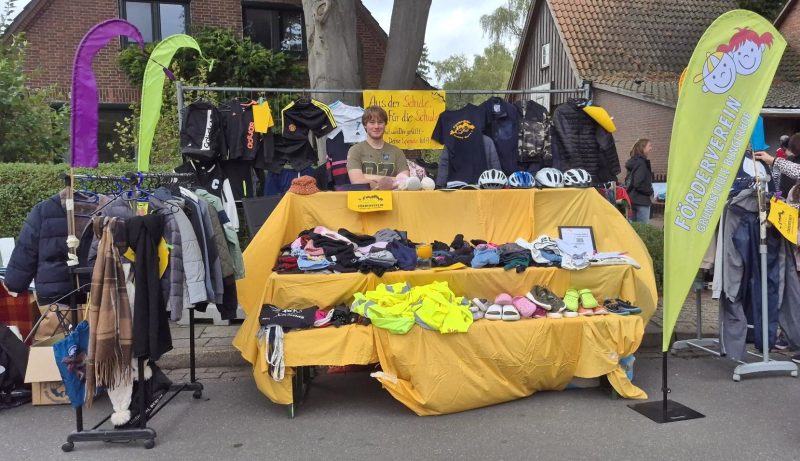 Der Stand des Fördervereins der Grundschule Bungerhof beim Hökermarkt 2026